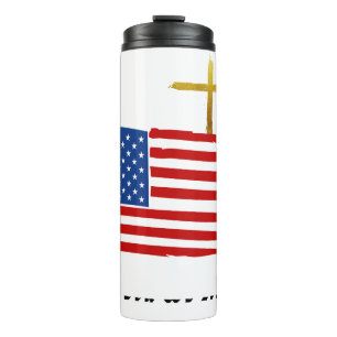 Bouteilles Isothermes *~* Croix patriotique chrétienne AP16 Drapeau déso
