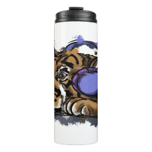 Bouteilles Isothermes Cube tigre avec casque