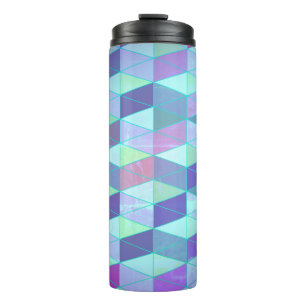 Bouteilles Isothermes Cubes en triangles Motif géométrique