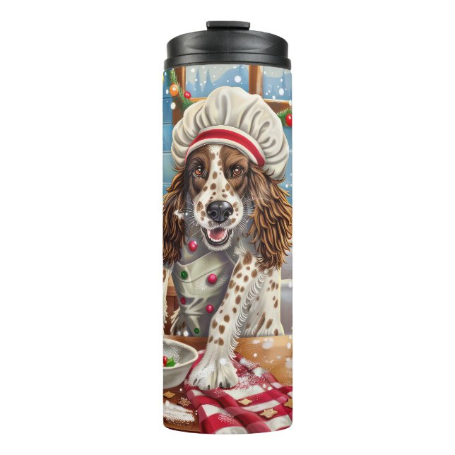Bouteilles Isothermes Cuisine de vacances Setter anglais : Festive Chris (Devant)