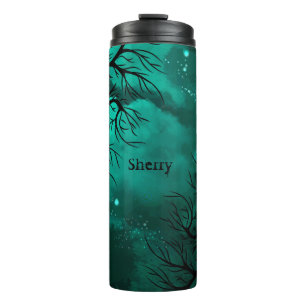 Bouteilles Isothermes Culbuteur thermique de ciel, turquoise et noir