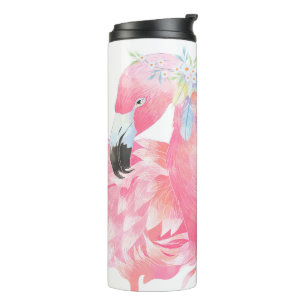 Bouteilles Isothermes Culbuteur thermique personnalisé par Flamant rose