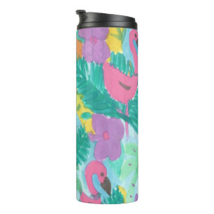 Bouteilles Isothermes Culbuteur tropical de Flamant rose