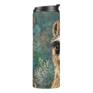 Bouteilles Isothermes Curieux Bébé Llama Funny Thermal Tumbler