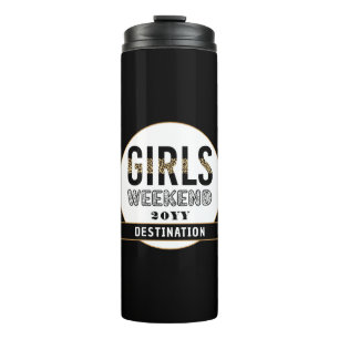 Bouteilles Isothermes Custom Girls Week-end Girls Trip Vacances