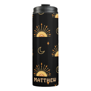 Bouteilles Isothermes Cute Boho Celestial Motif sans couture Personnalis