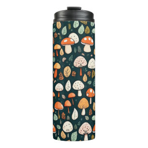 Bouteilles Isothermes Cute champignons feuille cottage design