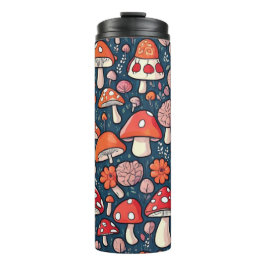 Bouteilles Isothermes Cute champignons feuille cottage design