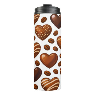 Bouteilles Isothermes Cute Chocolate Hearts Water Bottle - Travel Thermo