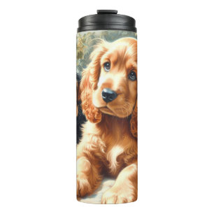 Bouteilles Isothermes Cute Cocker Peinture Espagnole