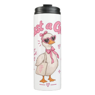 Bouteilles Isothermes Cute Duck Just a Girl Pink Coquette