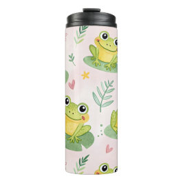 Bouteilles Isothermes Cute frogs Pattern