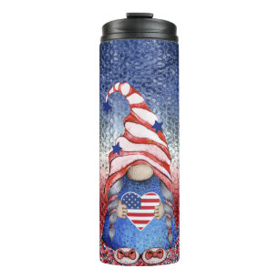Bouteilles Isothermes Cute Gnomes Patriotique