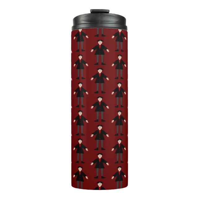 Bouteilles Isothermes Cute Halloween Vampire Patterned (Devant)