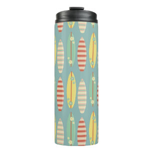Bouteilles Isothermes Cute Hippie Hawaii Surfboard Motif Blue