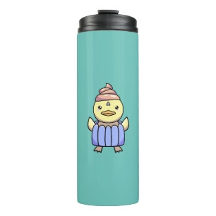 Bouteilles Isothermes Cute Kawaii Chibi Cupcake Canard Tumbler Thermal