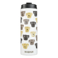 Cute Labrador Retriever Dog Art Nom personnalisé