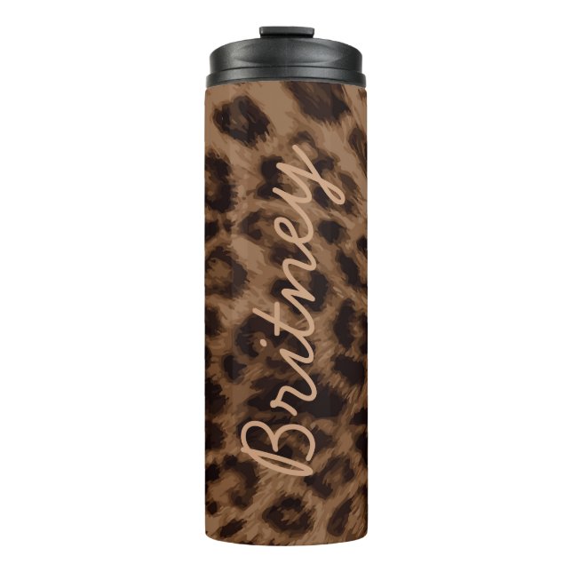 Bouteilles Isothermes Cute Leopard Poster de animal tendance chic person (Devant)