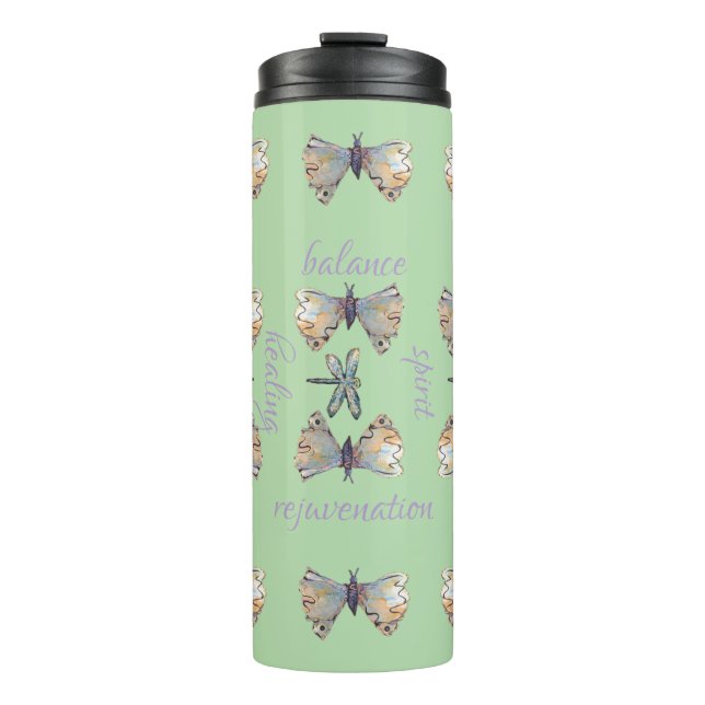 Bouteilles Isothermes Cute Whimsical Dragonfly Butterfly Maureen Girard (Devant)