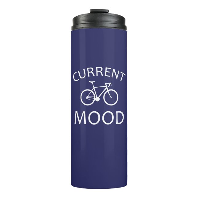Bouteilles Isothermes Cyclisme d'humeur actuel (Devant)