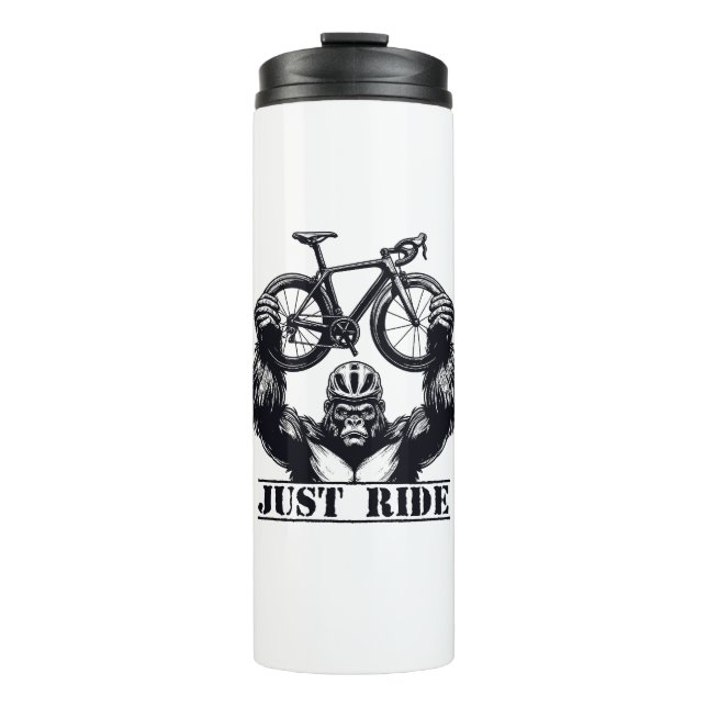 Bouteilles Isothermes Cyclisme Juste Ride Gorilla (Devant)