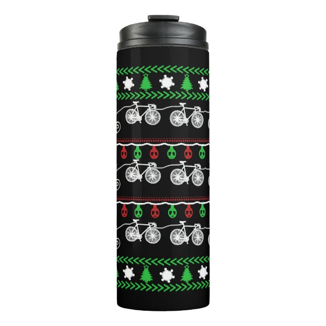 BOUTEILLES ISOTHERMES CYCLISME NOËL (Devant)