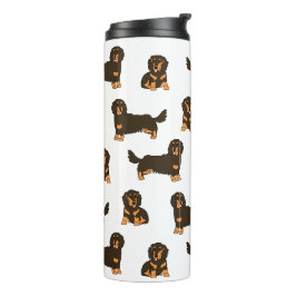 Bouteilles Isothermes Dachshund aux cheveux longs