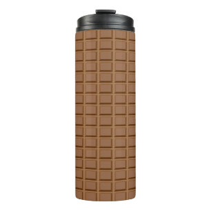 Bouteilles Isothermes dalle de chocolat Brown à motif