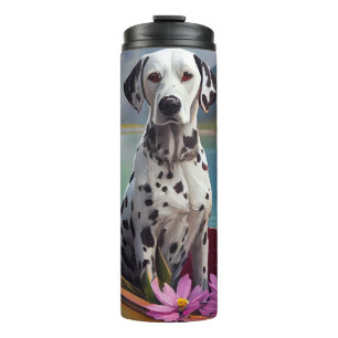 Bouteilles Isothermes Dalmatien sur une pagaie : Une aventure pittoresqu