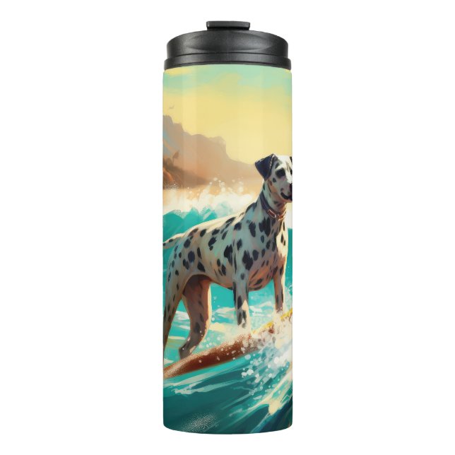 Bouteilles Isothermes Dalmation Plage Surf Peinture (Devant)