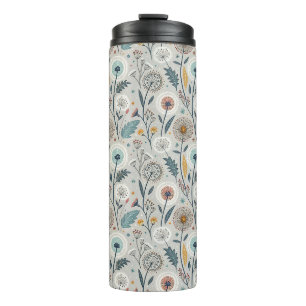 Bouteilles Isothermes Dandelion Whimsical & Floral Folal Art sans coutur