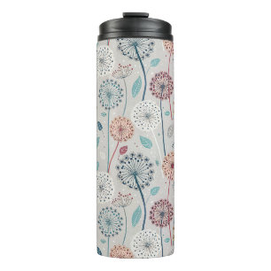 Bouteilles Isothermes Dandelion Whimsical - Rouge, Jaune, Blanc & Turquo