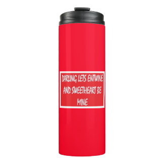 Bouteilles Isothermes Darling Lets Entwine les amateurs de rouge blanc