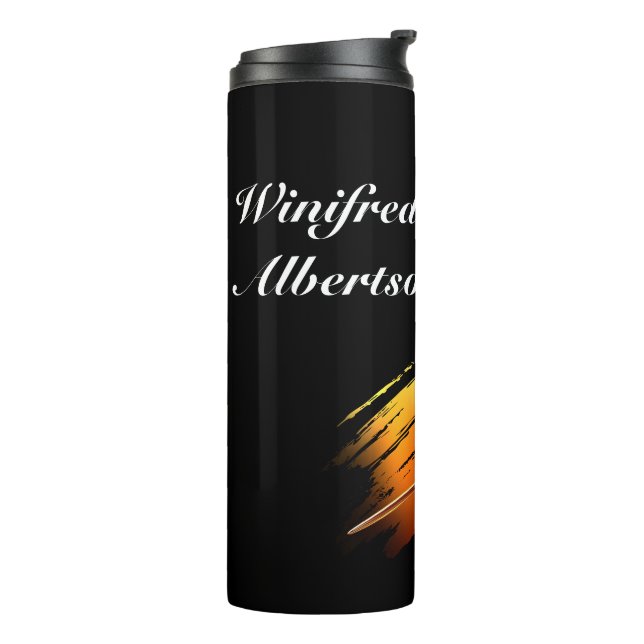 Bouteilles Isothermes Darts - with Flaming Dart image - Personalize (Tourné sur la gauche)