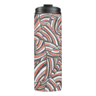Bouteilles Isothermes Darya Tasses thermiques en art abstrait dessiné