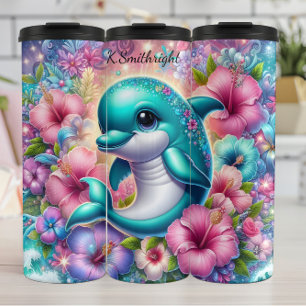 Bouteilles Isothermes Dauphin joyeux Imaginaire floral Étincelles