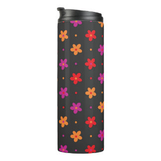 Bouteilles Isothermes De grands pops floraux clairs de couleur