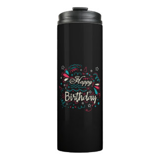 Bouteilles Isothermes decorative happy birthday