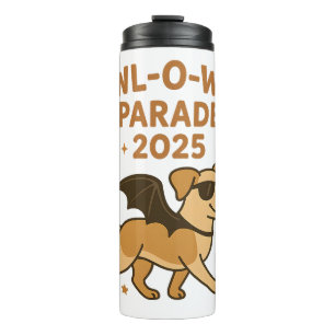 Bouteilles Isothermes Défilé Howl O Ween 2025 Art de chien mignon d'Hall