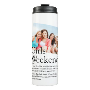 Bouteilles Isothermes Définition de week-end personnalisé pour filles Ph