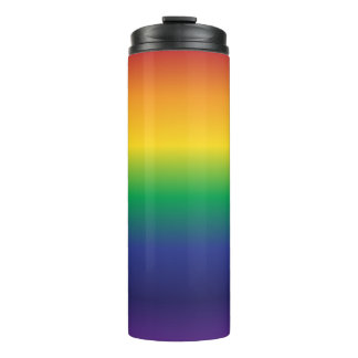 Bouteilles Isothermes Dégradé arc-en-ciel tendance en bandes