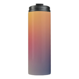 Bouteilles Isothermes dégradé de forme libre sur tumbler thermique