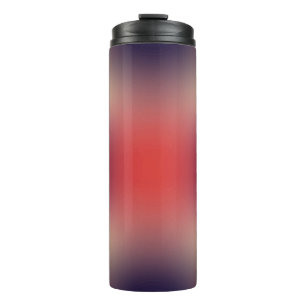 Bouteilles Isothermes dégradé de forme libre sur tumbler thermique