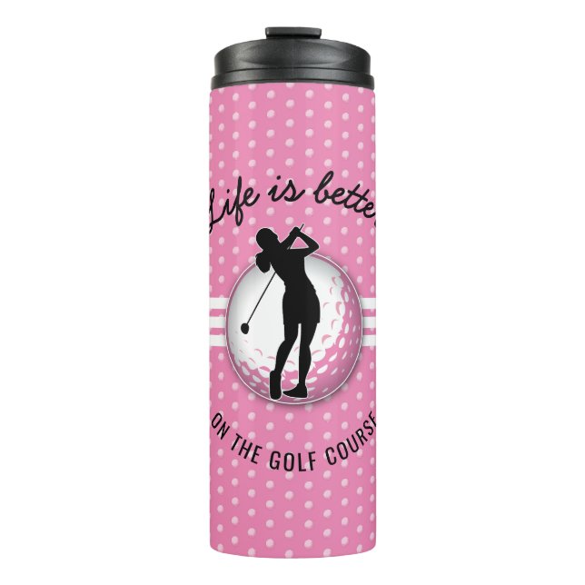 Bouteilles Isothermes Design élégant de Golfeur pour femmes (Devant)