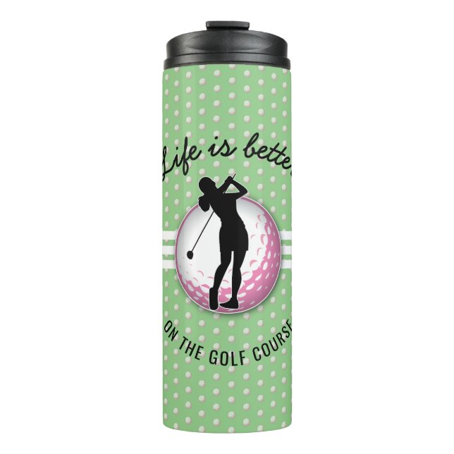 Bouteilles Isothermes Design élégant de Golfeur pour femmes (Devant)