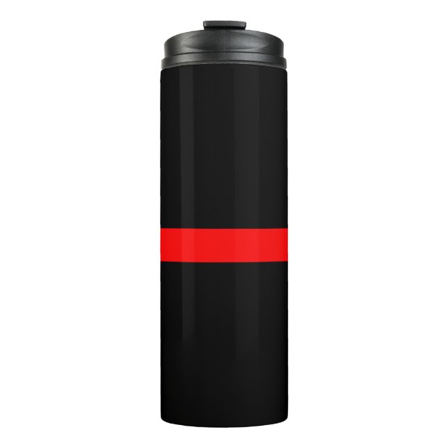 Bouteilles Isothermes Design graphique en ligne rouge mince symbolique s (Devant)
