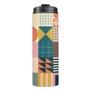 Bouteilles Isothermes Design motif abstrait géométrique moderne avec sim