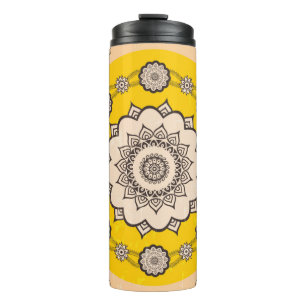 Bouteilles Isothermes Design ornemental Mandala, style ethnique