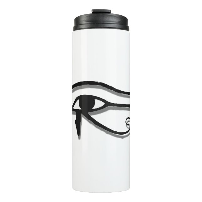 Bouteilles Isothermes Dessin D'Encre Symbole Égyptien Oeil De Horus (Devant)