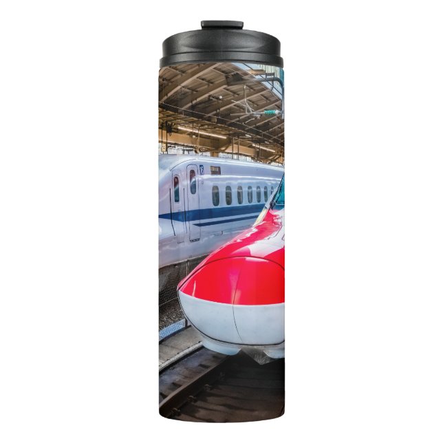 Bouteilles Isothermes Deux Shinkansen à la gare de Tokyo (Devant)